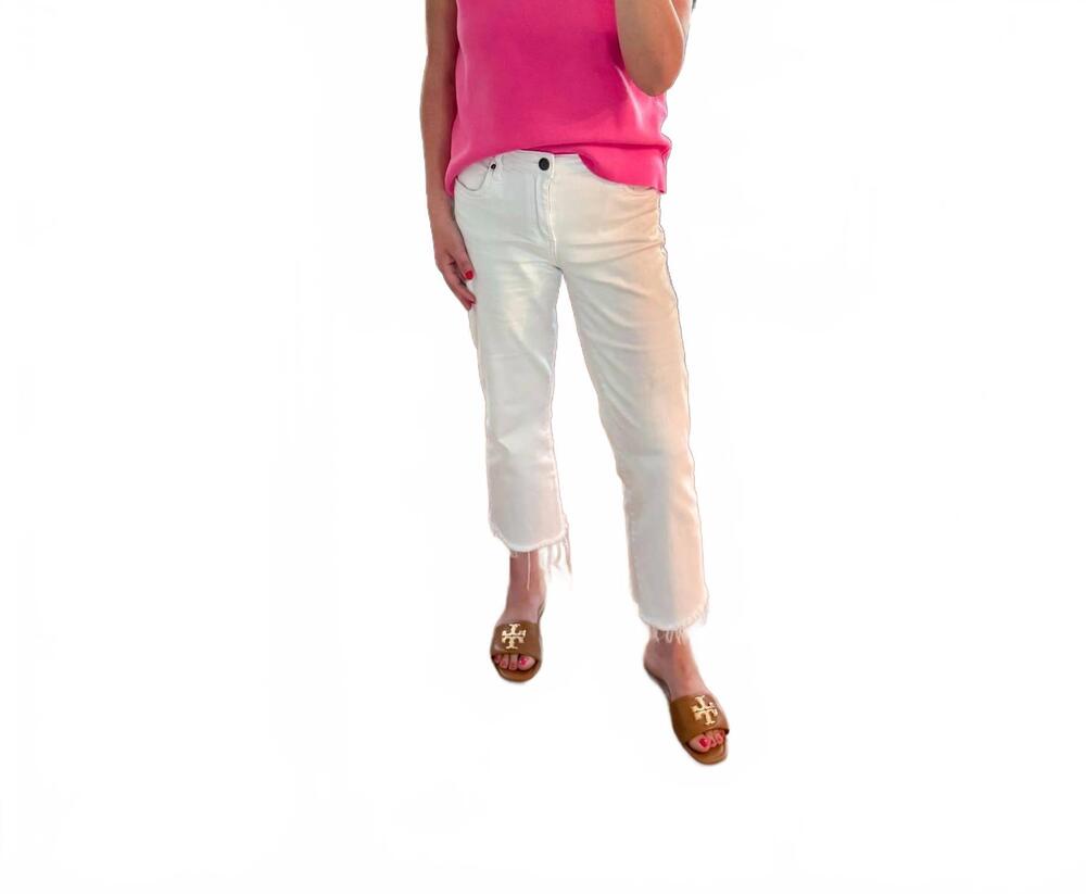 NEW FATE women's sleeveless sweater in pink color block